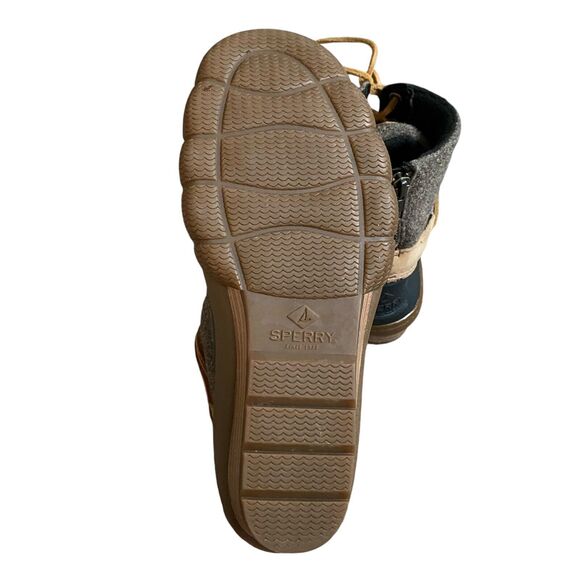 Sperry Top Sider Wool Duck Boots Women's 7M EU 37.5 Wool Rain boots Brown - Picture 5 of 8